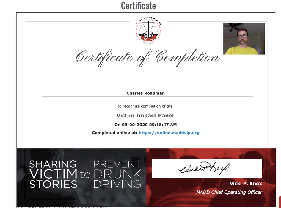 1. MADD Victim Panel Discount Code - wide 11